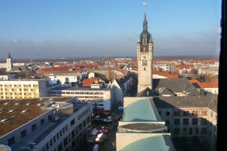 Blick vom Turm der Marienkirche